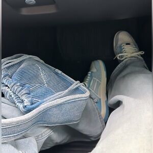 Amiri low top skel sneaker blue size 37 (7 US)